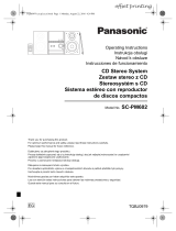 Panasonic SCPM602EG Návod na používanie