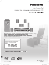 Panasonic SCPT160 Návod na používanie