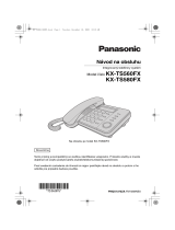 Panasonic KXTS580FX Návod na používanie