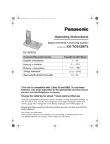 Panasonic KXTG9120FX Návod na používanie