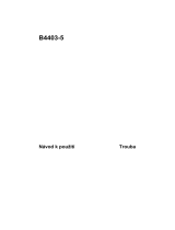 Aeg-Electrolux B4403-5-W Používateľská príručka