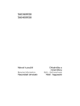 Aeg-Electrolux S60360KG8 Používateľská príručka