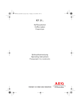 Aeg-Electrolux KF3100 Používateľská príručka