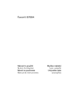 Aeg-Electrolux F87004MP Používateľská príručka