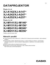 Casio XJ-A142, XJ-A147, XJ-A242, XJ-A247, XJ-A252, XJ-A257 Používateľská príručka