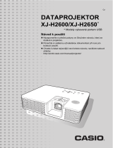 Casio XJ-H2600, XJ-H2650 Používateľská príručka