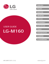 LG M160 Užívateľská príručka