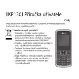 LG KP130.ATMMBK Používateľská príručka