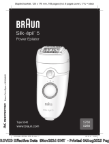 Braun 5780,  5280,  Power Epilator,  Silk-épil 5 Používateľská príručka