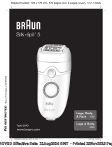 Braun Legs, Body & Face 5780, Legs & Body 5280, Silk-épil 5 Používateľská príručka