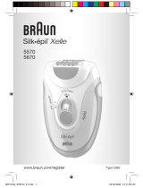 Braun 5570,  5670,  Silk-épil Xelle Používateľská príručka