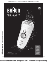 Braun 7-521,  7-527,  7-531,  7-537,  7-539,  7-561,  Silk-épil 7 Používateľská príručka