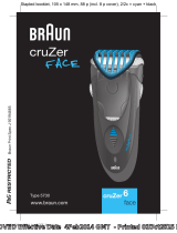 Braun CruZer6, face Používateľská príručka