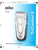 Braun 4776, TriControl S Používateľská príručka