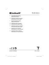 EINHELL TC-CD 18-2 Li (1x1,5Ah) Používateľská príručka
