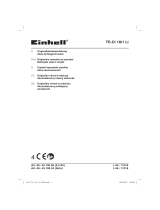 EINHELL TE-CI 18/1 Li (1x2,0Ah) Používateľská príručka