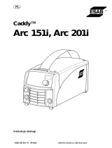 ESAB Caddy® Arc 151i, Caddy® Arc 201i Používateľská príručka