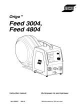 ESAB Feed 4804 - Origo™ Feed 3004 Používateľská príručka