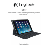 Logitech Type+ Protective Case for iPad Air Návod na inštaláciu