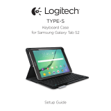 Logitech Type-S Keyboard Case for Samsung Galaxy Tab S2 Návod na inštaláciu