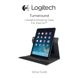Logitech Turnaround Versatile rotating case for iPad Air Návod na inštaláciu