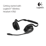 Logitech Wireless Headset H760 Stručná príručka spustenia