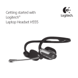 Logitech Laptop Headset H555 Stručná príručka spustenia