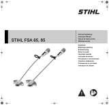 STIHL FSA 85 Používateľská príručka