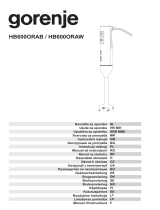 Gorenje HB6045-GS Používateľská príručka