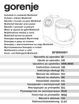 Gorenje BFM900BY Používateľská príručka