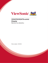 ViewSonic VX2476-smhd-S Užívateľská príručka