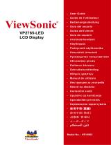 ViewSonic VP2765-LED Užívateľská príručka