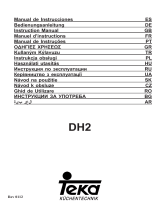 Teka DH2 985 ISLAND Používateľská príručka