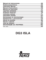 Teka DG3 980 ISLAND Používateľská príručka
