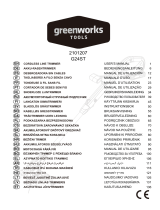 Greenworks G24ST - 2101207 Návod na obsluhu