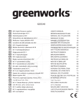 Greenworks GDC40 Používateľská príručka