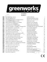 GreenWorks Tools GD60LT Používateľská príručka