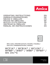 Amica WK 341 210 S Weinklimaschrank Používateľská príručka