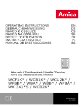 Amica WK 341 210 S Weinklimaschrank Používateľská príručka