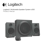 Logitech Z333-Black Používateľská príručka