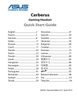 Asus Cerberus Používateľská príručka