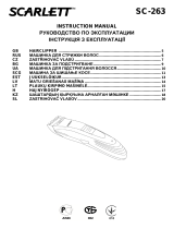 Scarlett sc-263 Používateľská príručka