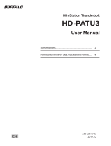 Buffalo HD-PA1.0TU3 Používateľská príručka