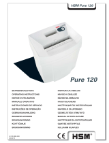 HSM Pure 120 Používateľská príručka