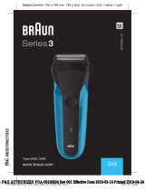 Braun Series 3 Shave & Style Rasoir Électrique Homme 3-En-1 Noir/Bleu Používateľská príručka