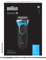 Braun 3080, 3045, 3040, 3010, wet & dry, Series 3 Používateľská príručka