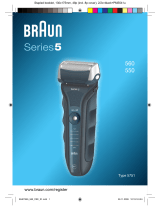 Braun 560, 550, Series 5 Používateľská príručka