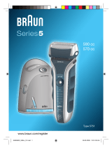 Braun 590cc, 570cc, Series 5 Používateľská príručka