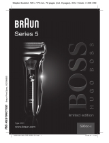 Braun 590cc-4, Series 5, limited edition, Hugo Boss Používateľská príručka