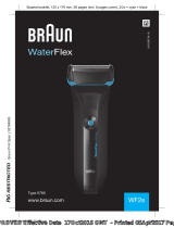 Braun WF2s, Water Flex Používateľská príručka